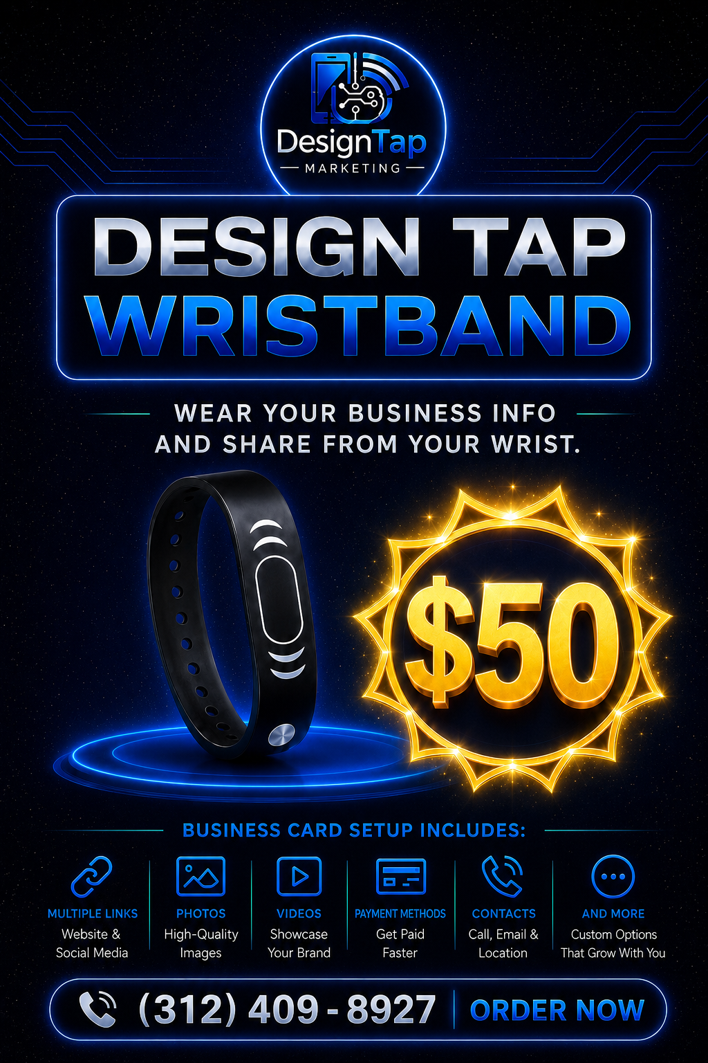 Design Tap Wristband
